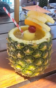 Delicious Tropical Drink at Hook'd Pier Bar & Grill